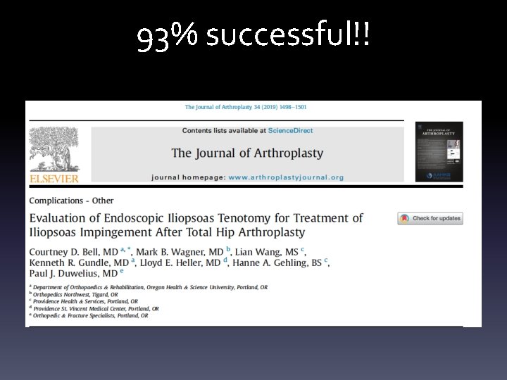 93% successful!! 93% successful!!