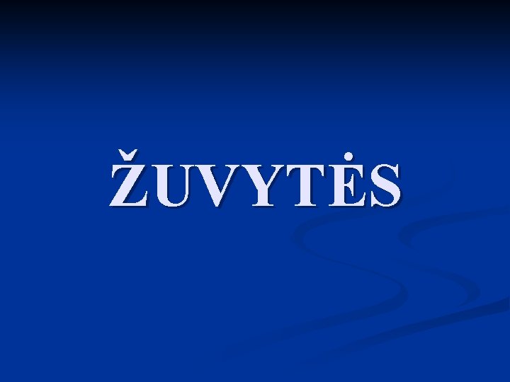 ŽUVYTĖS 