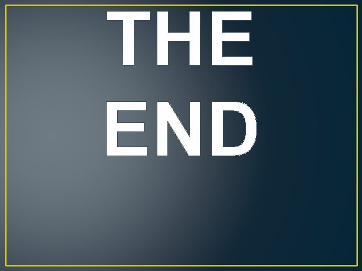 THE END 