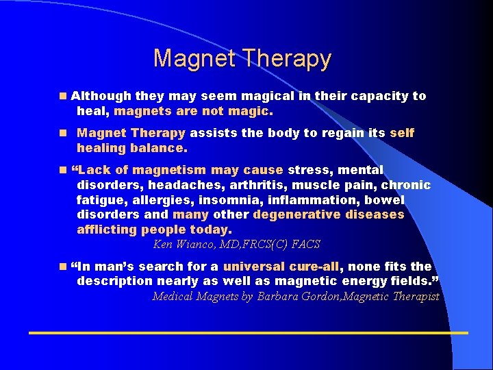 Magnet Therapy Although they may seem magical in their capacity to heal, magnets are Magnet Therapy Although they may seem magical in their capacity to heal, magnets are
