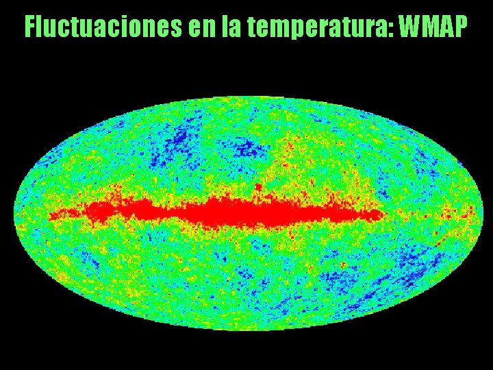 Fluctuaciones en la temperatura: WMAP 