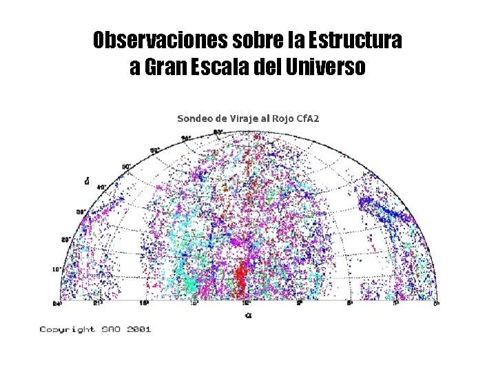Observaciones sobre la Estructura a Gran Escala del Universo 