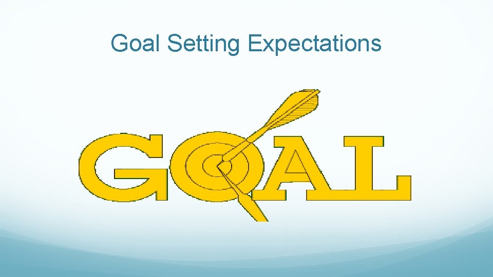 Goal Setting Expectations 