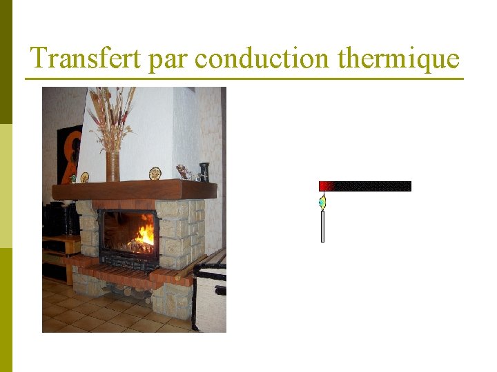 Transfert par conduction thermique 