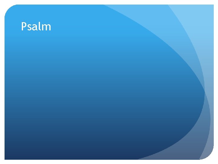 Psalm Psalm
