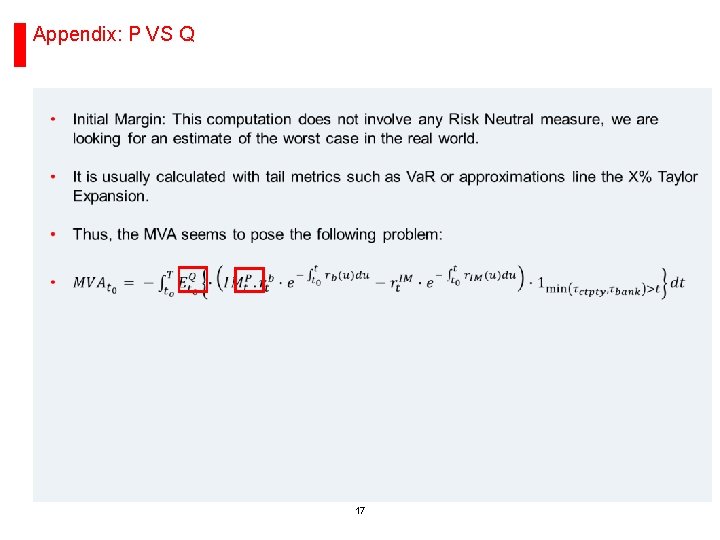 Appendix: P VS Q 17 