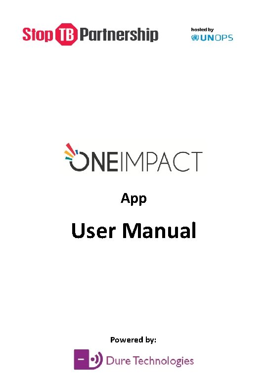 App User Manual Powered by: 