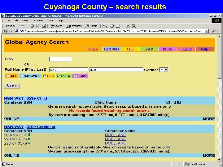 Cuyahoga County – search results 