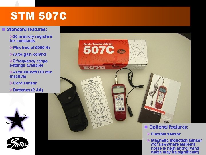 STM 507 C n Standard features: Ø 20 memory registers for constants ØMax freq