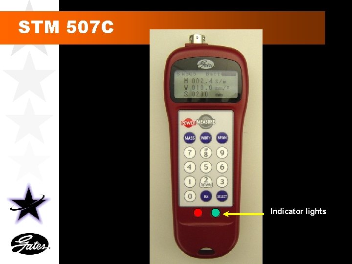 STM 507 C Indicator lights 