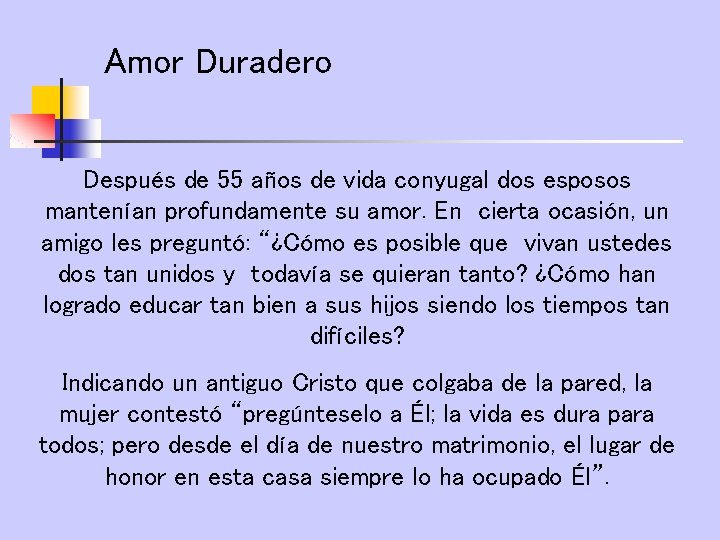 Amor Duradero Después de 55 años de vida conyugal dos esposos mantenían profundamente su