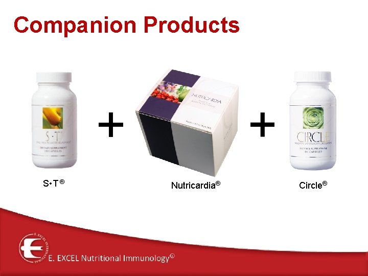 Companion Products + S • T ® Nutricardia® Circle® Companion Products + S • T ® Nutricardia® Circle®