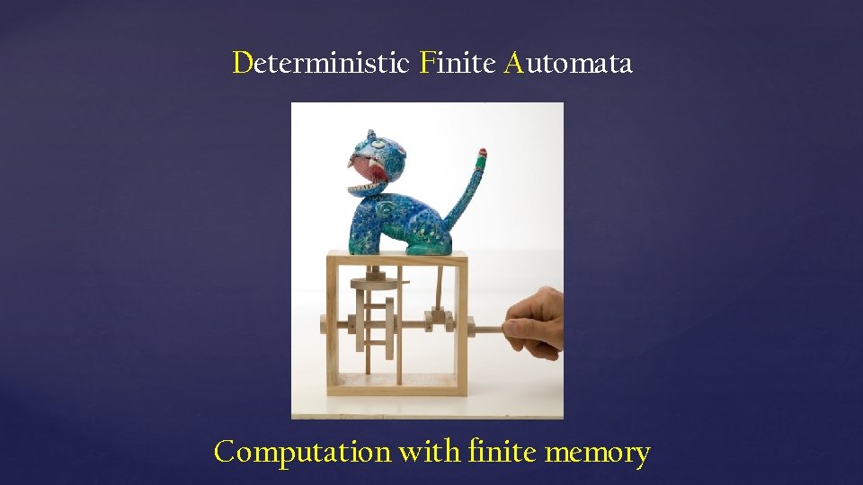 Deterministic Finite Automata Computation with finite memory 