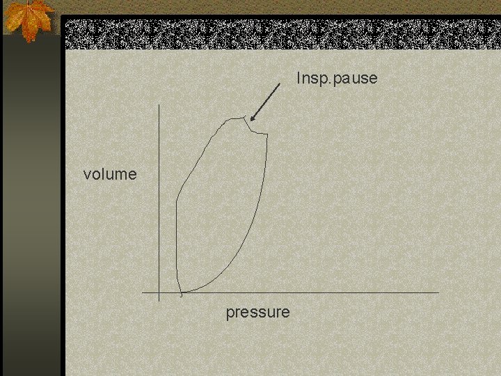Insp. pause volume pressure 