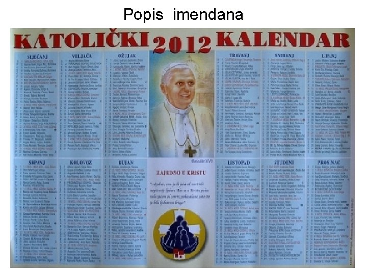 Popis imendana 