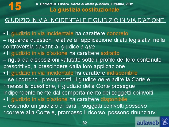15 A BarberaC Fusaro Corso di diritto pubblico