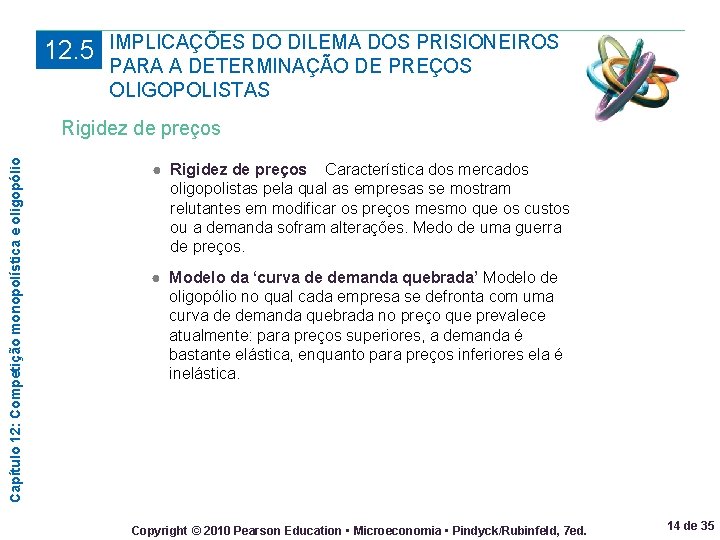 12. 5 IMPLICAÇÕES DO DILEMA DOS PRISIONEIROS PARA A DETERMINAÇÃO DE PREÇOS OLIGOPOLISTAS Capítulo