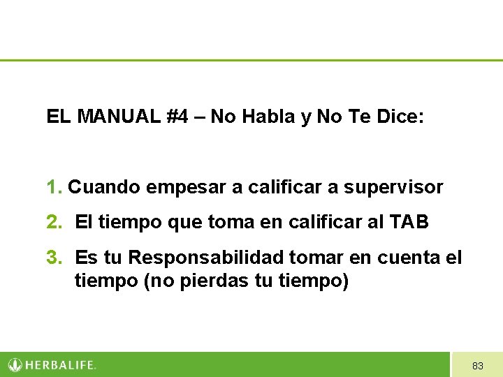 EL MANUAL #4 – No Habla y No Te Dice: 1. Cuando empesar a EL MANUAL #4 – No Habla y No Te Dice: 1. Cuando empesar a