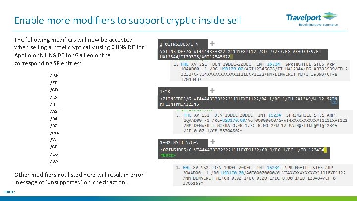 Enable more modifiers to support cryptic inside sell The following modifiers will now be