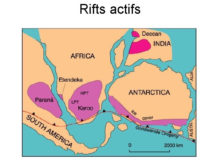 Rifts actifs 