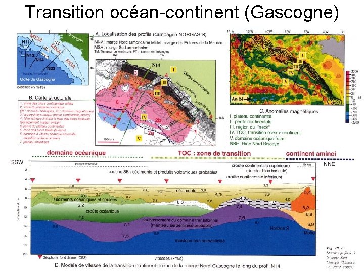 Transition océan-continent (Gascogne) 