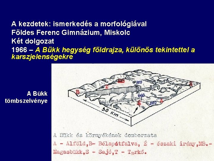 A kezdetek: ismerkedés a morfológiával Földes Ferenc Gimnázium, Miskolc Két dolgozat 1966 – A A kezdetek: ismerkedés a morfológiával Földes Ferenc Gimnázium, Miskolc Két dolgozat 1966 – A