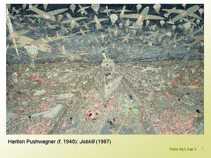 Hariton Pushwagner (f. 1940): Jobkill (1987) Tema Vg 3, kap 5 2 