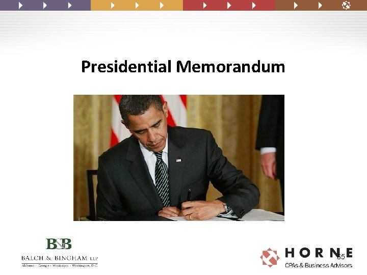 Presidential Memorandum 65 