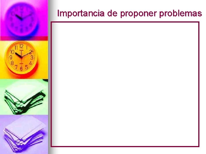 Importancia de proponer problemas 