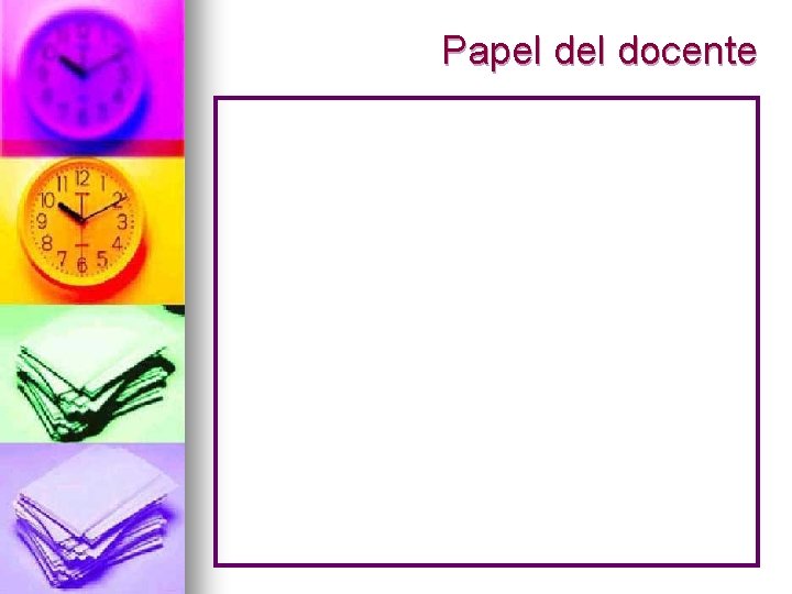 Papel docente 