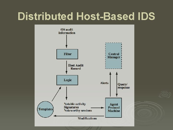 Distributed Host-Based IDS 