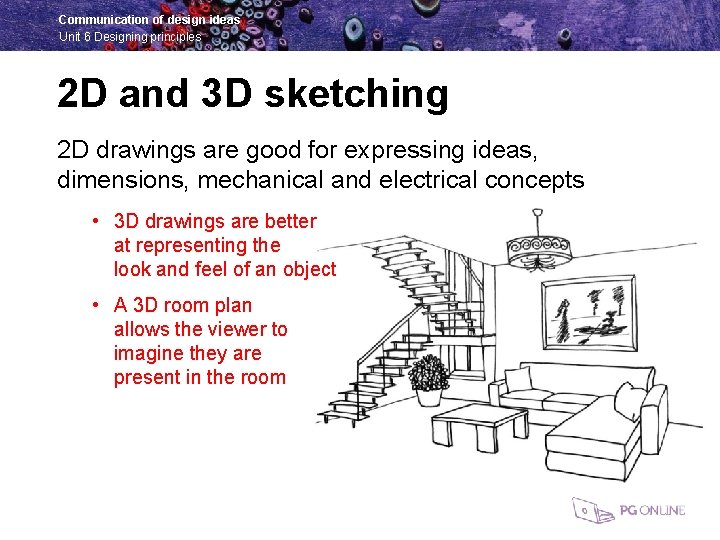 Communication of design ideas Unit 6 Designing principles 2 D and 3 D sketching