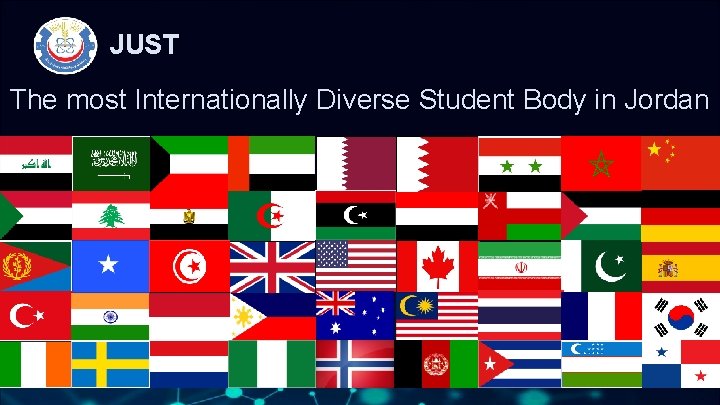 JUST The most Internationally Diverse Student Body in Jordan 