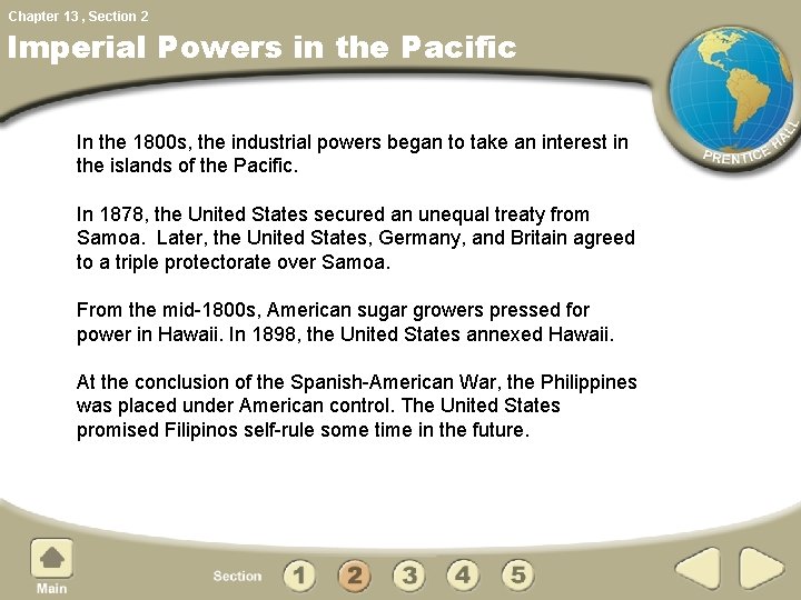 Chapter 13 , Section 2 Imperial Powers in the Pacific In the 1800 s,