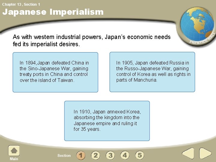 Chapter 13 , Section 1 Japanese Imperialism As with western industrial powers, Japan’s economic