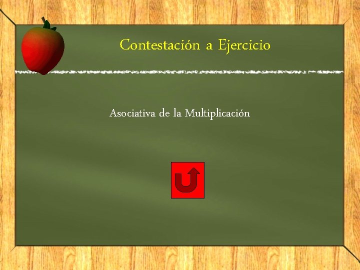 Contestación a Ejercicio Asociativa de la Multiplicación 