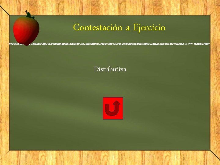 Contestación a Ejercicio Distributiva 