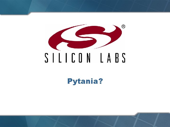 Pytania? 