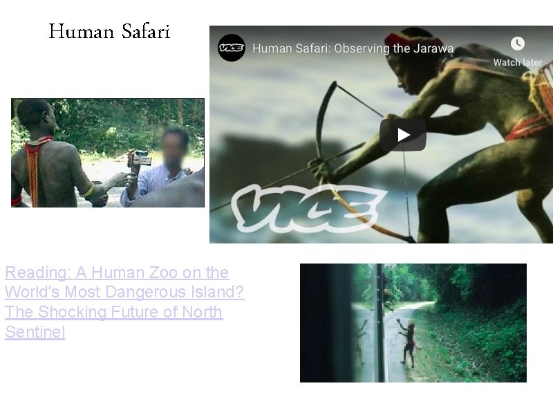 Human Safari Reading: A Human Zoo on the World's Most Dangerous Island? The Shocking