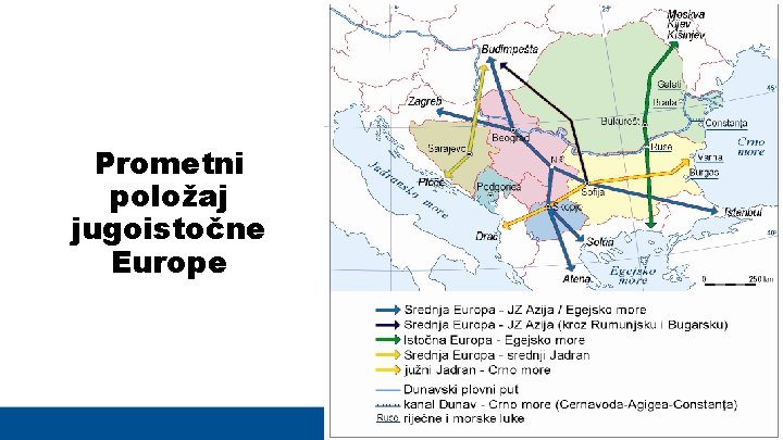 Prometni položaj jugoistočne Europe 