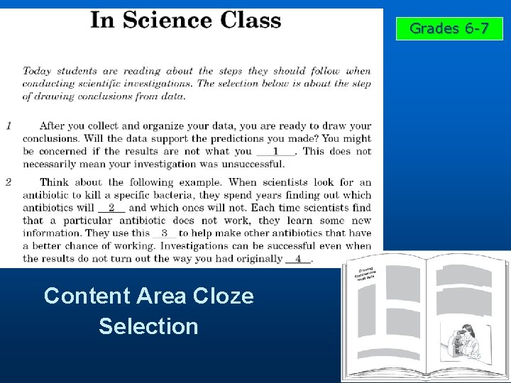 Grades 6 -7 Content Area Cloze Selection 105 