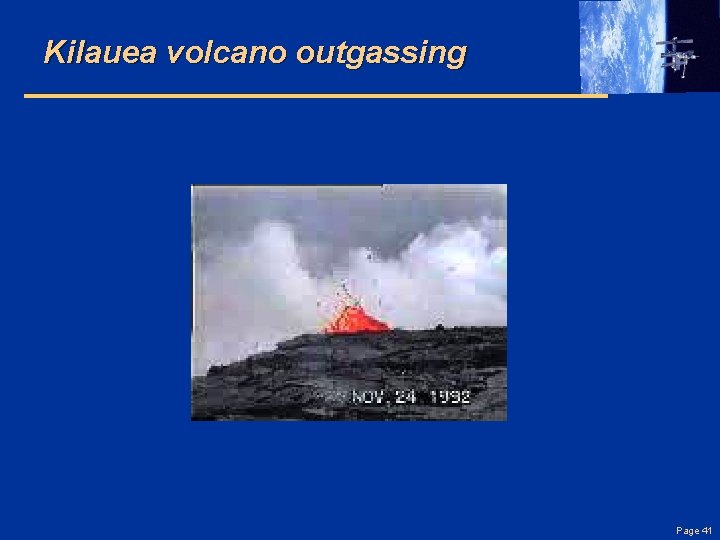 Kilauea volcano outgassing Page 41 