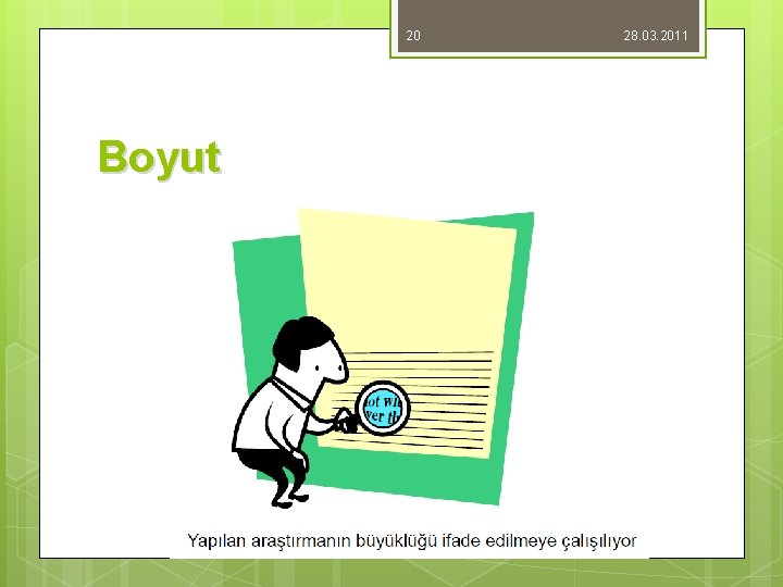 20 Boyut 28. 03. 2011 