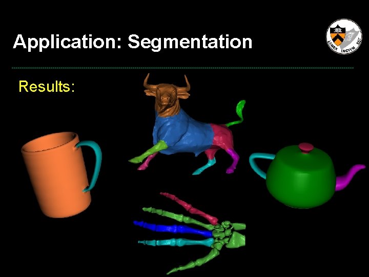 Application: Segmentation Results: 