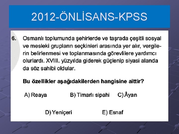 2012 -ÖNLİSANS-KPSS 