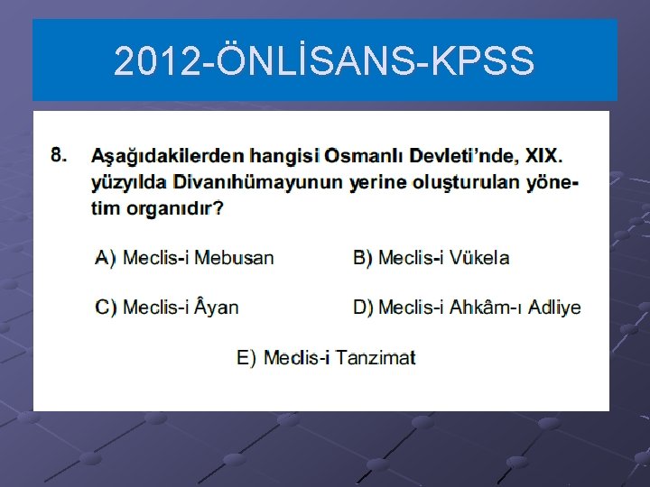 2012 -ÖNLİSANS-KPSS 