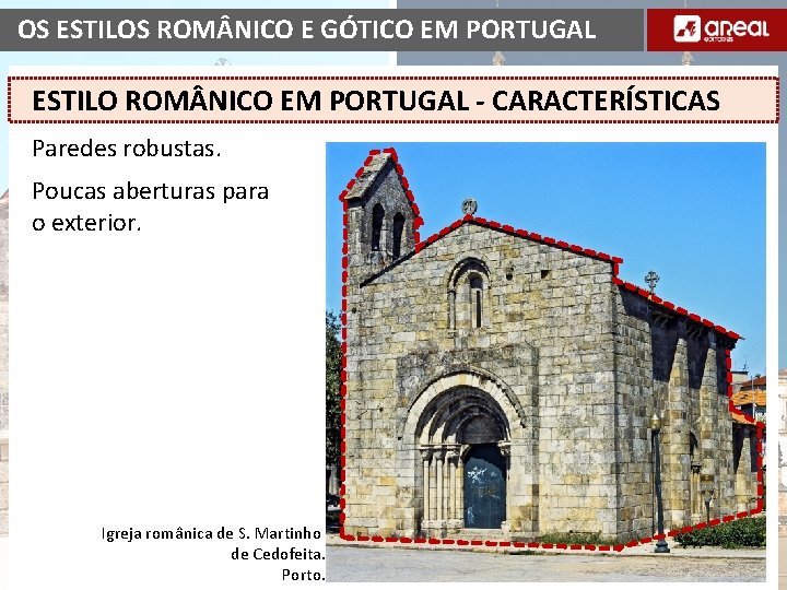 OS ESTILOS ROM NICO E GÓTICO EM PORTUGAL ESTILO ROM NICO EM PORTUGAL -