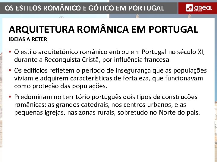 OS ESTILOS ROM NICO E GÓTICO EM PORTUGAL ARQUITETURA ROM NICA EM PORTUGAL IDEIAS