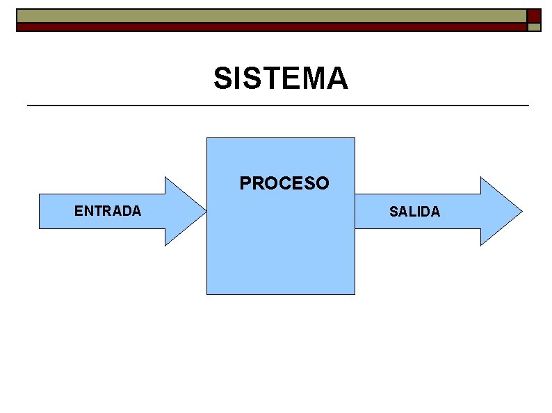 SISTEMA PROCESO ENTRADA SALIDA 