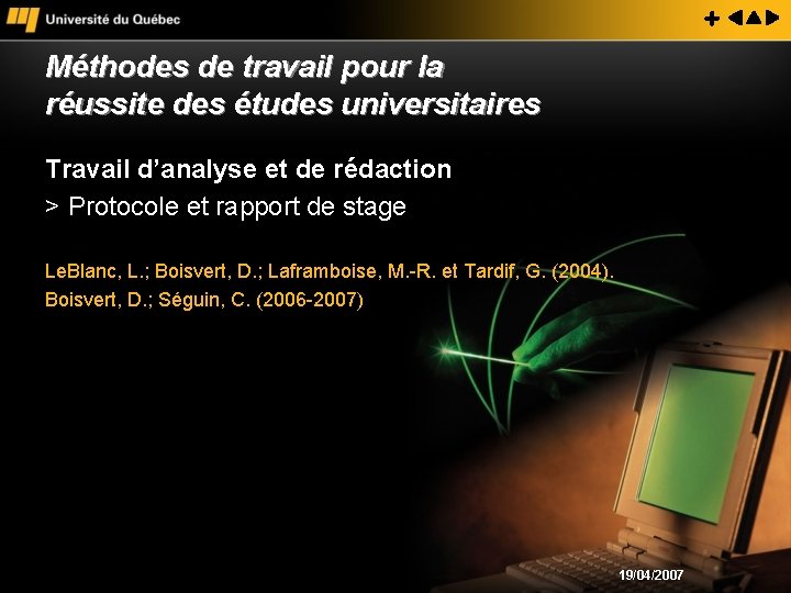 Méthodes de travail pour la réussite des études universitaires Travail d’analyse et de rédaction